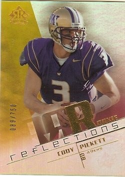 2004 Upper Deck Reflections Cody Pickett Rookie 089/750