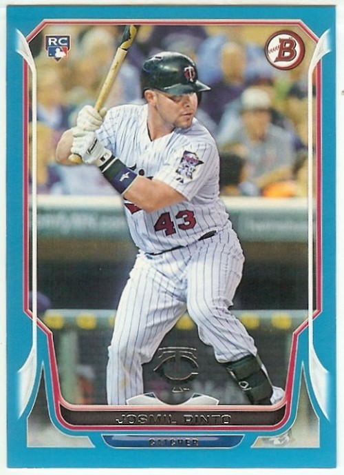 2014 Bowman Blue #173 Josmil Pinto Twins Rookie 347/500