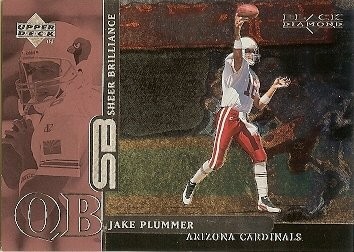 1998 Upper Deck Black Diamond Jake Plummer Sheer Brilliance 1052/1600