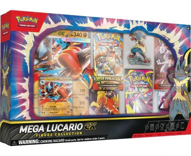 Pokemon - Mega Lucario ex Figure Collection Factory Sealed
