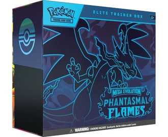 Pokemon - Mega Evolution - Phantasmal Flames - Elite Trainer Box- Factory Sealed