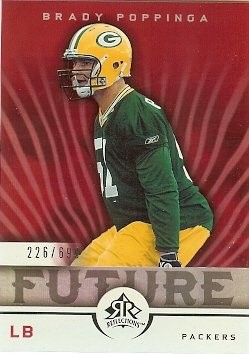2005 Upper Deck Reflections Brady Poppinga Rookie 226/699