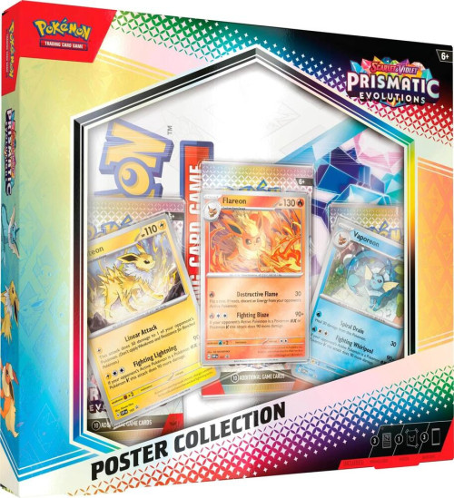 Scarlet & Violet - Prismatic Evolutions Poster Collection Factory Sealed