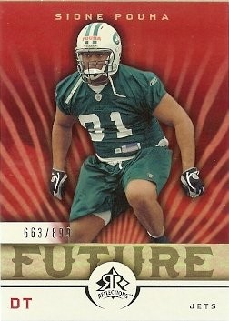 2005 Upper Deck Reflections Sione Pouha Rookie 663/899