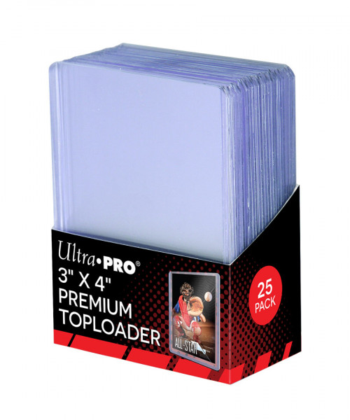 Ultra Pro 3x4 Premium Top Loaders 25 Count Pack