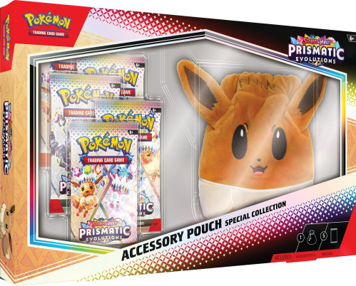 Pokemon - Scarlet and Violet - Prismatic Evolutions - Accessory Pouch Special Collection Factory Sealed