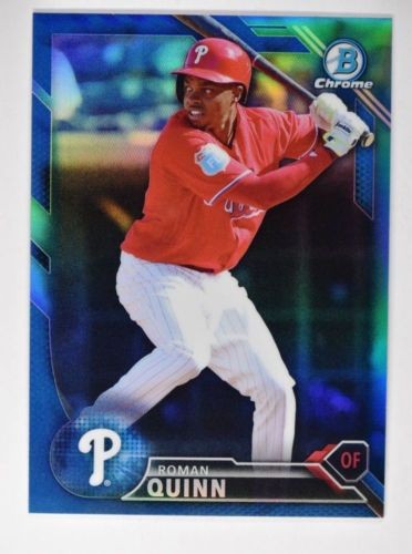 2016 Bowman Chrome ROMAN QUINN Prospects Blue Refractor #BCP155  049/150