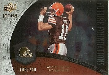 2008 Upper Deck Icons Brady Quinn Future Foundations 108/750