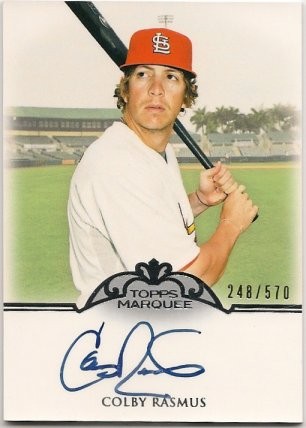 2011 Topps Marquee Colby Rasmus Autograph 248/570