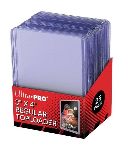 Ultra Pro 3x4 Top Loaders 25 Count Pack (10 Lot)