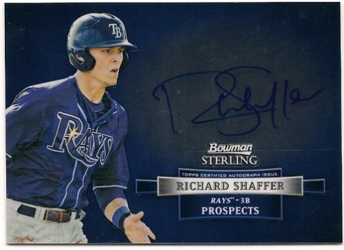 2012 Bowman Sterling Richard Schaffer Prospect Autograph