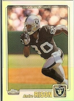 2001 Topps Chrome Andre Rison Refractor 835/999