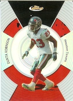 2005 Topps Finest Dunta Robinson Refractor 121/399