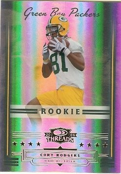 2006 Donruss Threads Cory Rodgers Rookie 752/999