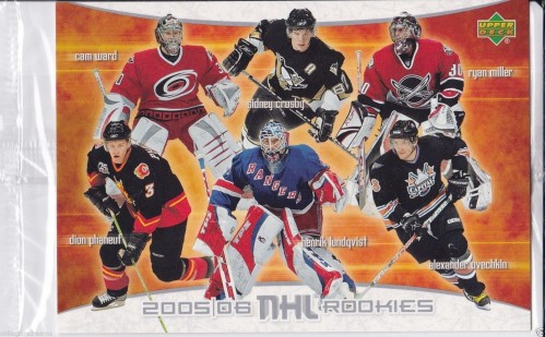 2005-06 Upper Deck NHL Rookies Jumbo Card MINT Crosby Ovechkin Lundqvist Miller