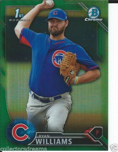 2016 Bowman Chrome Ryan Williams ROOKIE GREEN REFRACTOR #'d 42/99