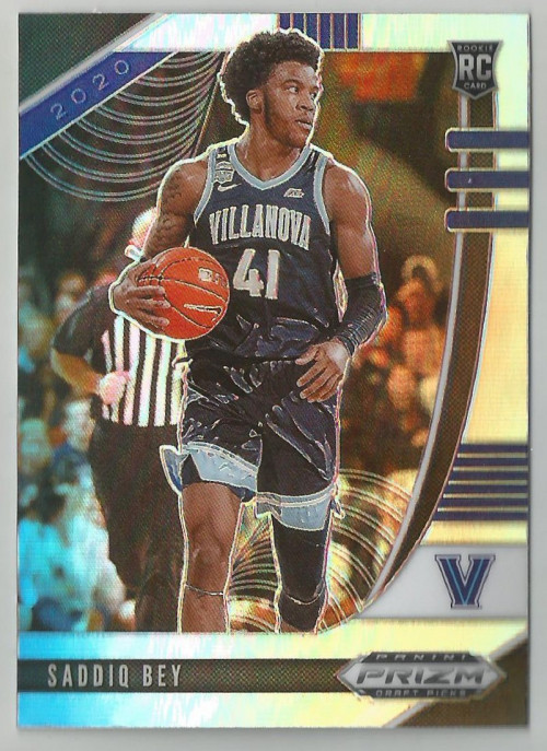 2020-21 Panini Prizm Draft Picks Saddiq Bey Silver Prizm Refractor
