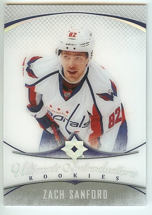 2016-17 Ultimate Collection #63 Zach Sanford RC Capitals