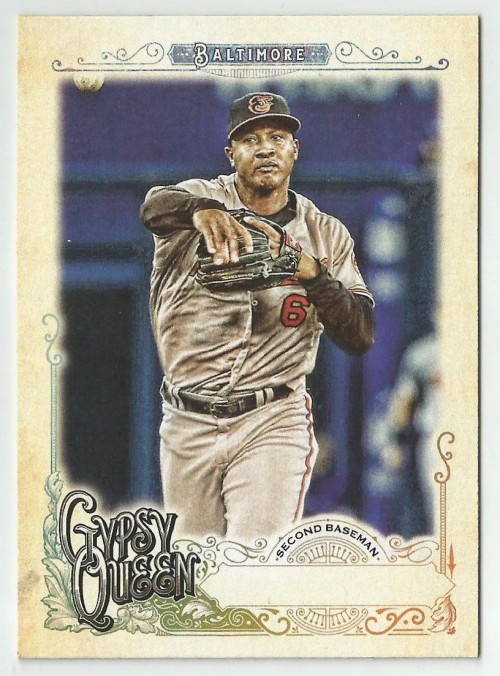 2017 Topps Gypsy Queen #30 JONATHAN SCHOOP missing nameplate variation SP