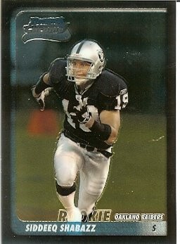2003 Bowman Chrome Siddeeq Shabazz Rookie