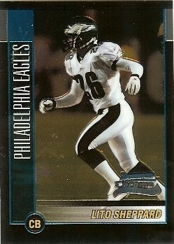 2002 Bowman Chrome Lito Sheppard Rookie