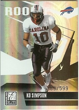 2006 Donruss Elite Ko Simpson Rookie 389/599