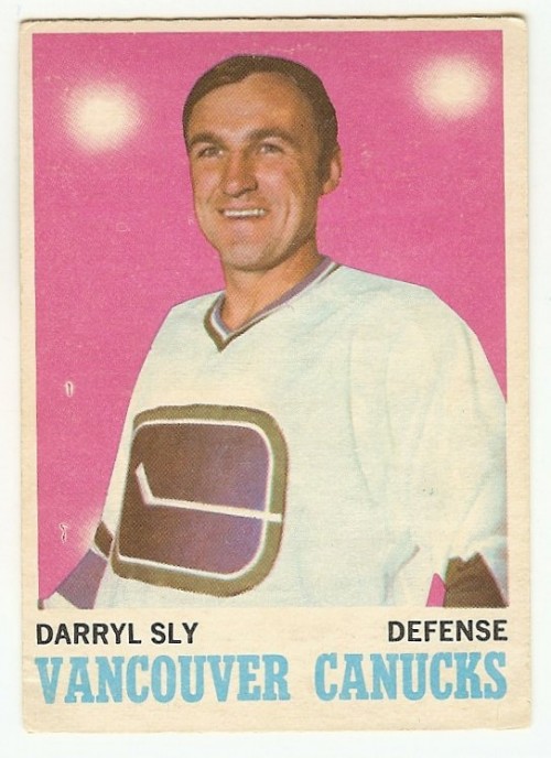 1970-71 O-Pee-Chee DARRYL SLY Base Single 