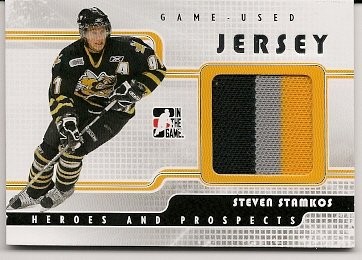 2008-09 In The Game Steven Stamkos 3 color jersey /100