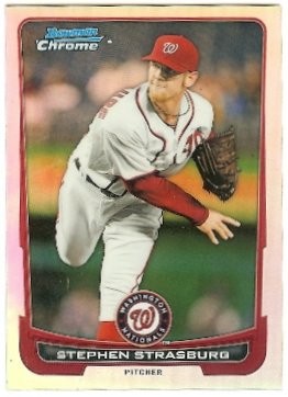 2012 Bowman Chrome Stephen Strasburg Refractor 