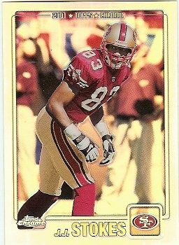 2001 Topps Chrome J.J. Stokes Refractor 890/999