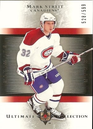 2005-06 UD Ultimate Mark Streit Rookie /599