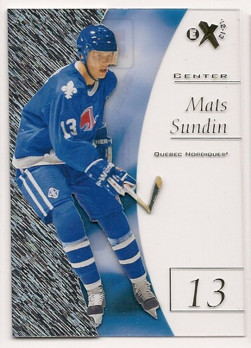 2012-13 UD Fleer Retro Mats Sundin EX Insert