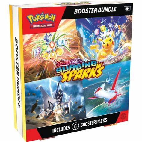 Pokemon Surging Sparks English Booster Bundle New Factory Sealed
