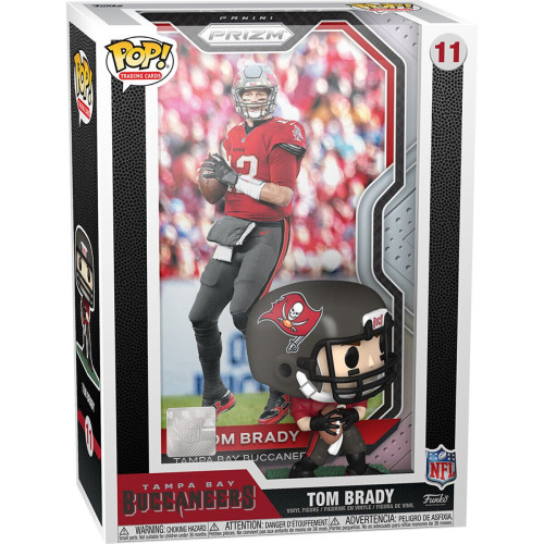 Funko POP # 11 Tom Brady Vinyl NFL Figure w/ Panini Prizm Tampa Bay Buccaneers
