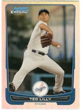 2012 Bowman Chrome Ted Lilly Refractor 