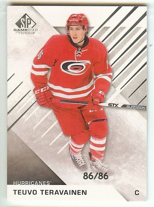 2016-17 Upper Deck SP Game Used #90 Teuvo Teravainen #d 86/86