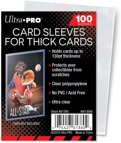 Ultra Pro Extra Thick Sleeves 100 Pack (10 Lot)