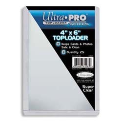 Ultra Pro 4x6 Top Loaders 25 Count Pack