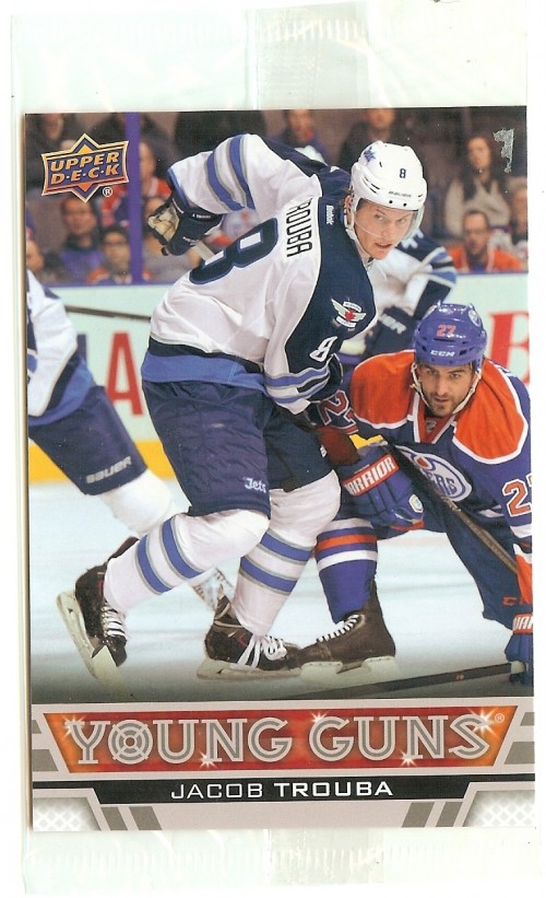 2013-14 Upper Deck Jacob Trouba Oversized Young Guns Rookies
