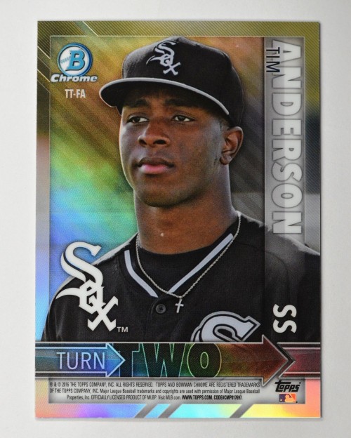 2016 Bowman Chrome Turn Two #TTFA Tim Anderson Carson Fulmer Refractor NM-MT