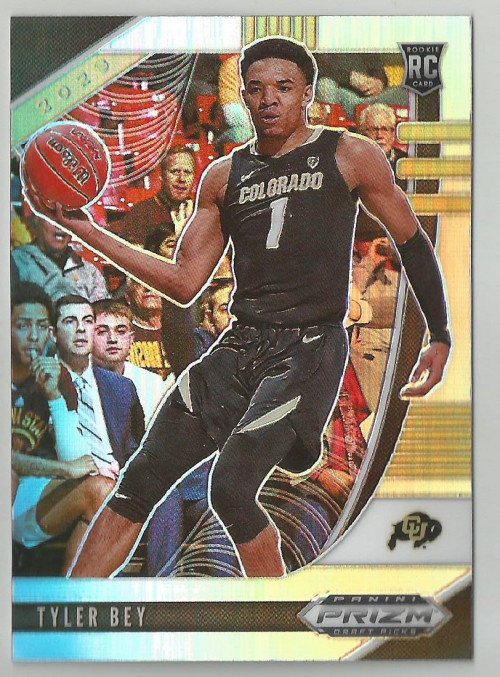 2020-21 Prizm Draft Picks Tyler Bey RC Rookie Silver Prizm Refractor #35