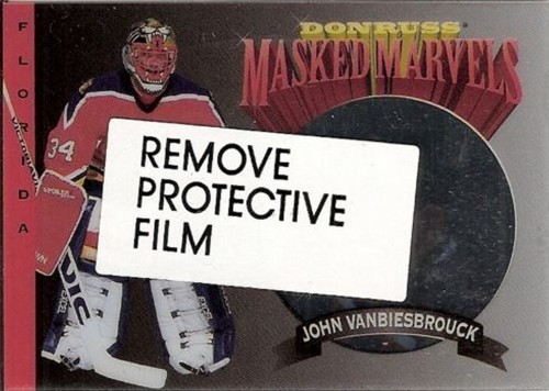1994-95 Donruss Masked Marvels #10 John Vanbiesbrouck