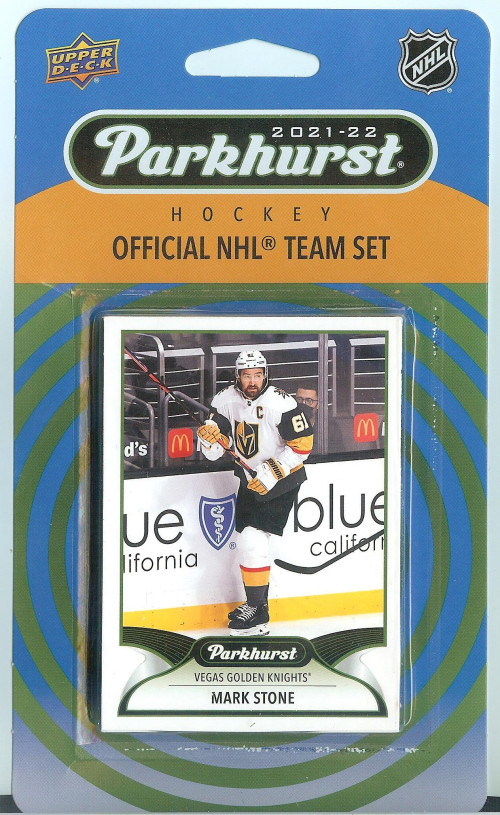 2021-22 UD Parkhurst Vegas Golden Knights Team Set 10 card