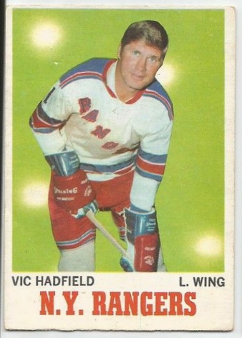 1970-71 O-PEE-CHEE VINTAGE HOCKEY CARD # 62 VIC HADFIELD