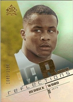 2004 Upper Deck Reflections Derrick Ward Rookie /1150