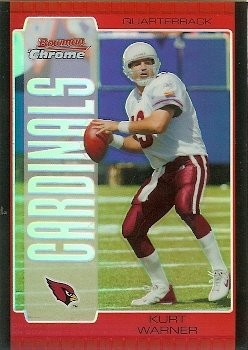 2005 Bowman Chrome Kurt Warner Refractor