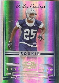 2006 Donruss Threads Pat Watkins Rookie Silver Holofoil 041/100