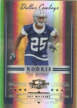 2006 Donruss Threads Pat Watkins Rookie 926/999
