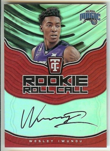 2017-18 Totally Certified Wesley Iwundu Rookie Roll Call Auto