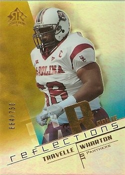 2004 Upper Deck Reflections Travelle Wharton Rookie 684/750